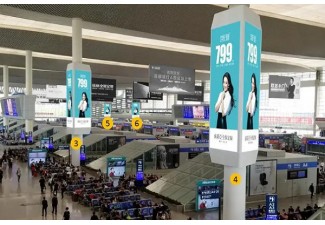 高鐵站廳廣告效果如何?