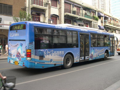 上海公交車廣告