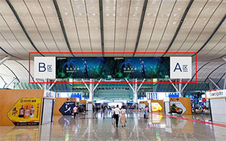 深圳北高鐵站候車廳通道LED屏廣告 深圳北高鐵站候車廳通道LED屏廣告