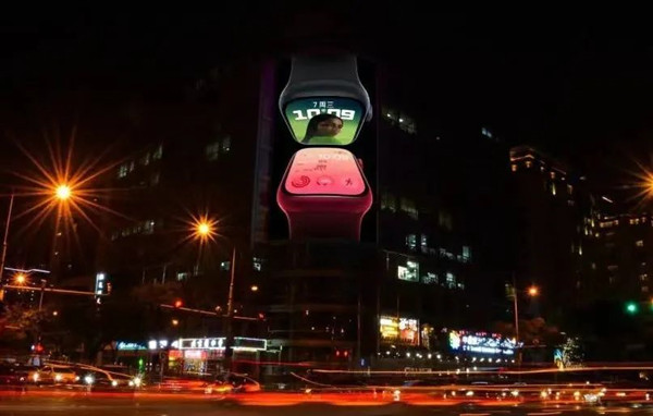 智能手表戶外LED廣告