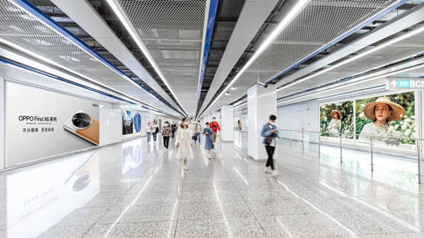 OPPO廣州地鐵廣告 OPPO廣州地鐵廣告