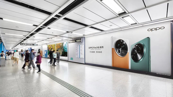 OPPO廣州地鐵廣告 OPPO廣州地鐵廣告