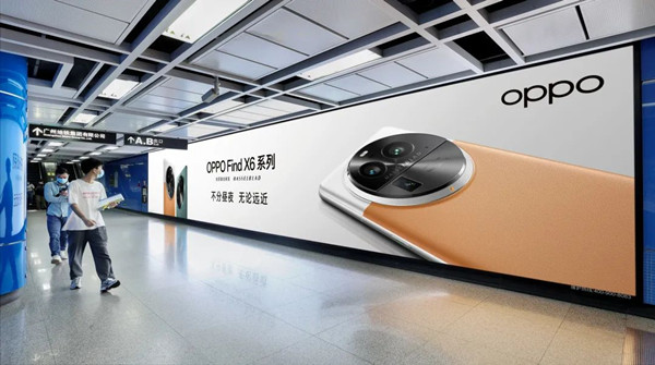 OPPO廣州地鐵廣告 OPPO廣州地鐵廣告