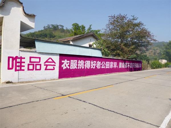 唯品會墻體廣告