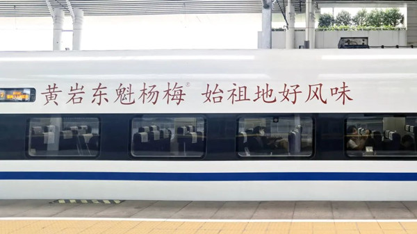 東魁楊梅高鐵廣告 東魁楊梅高鐵廣告