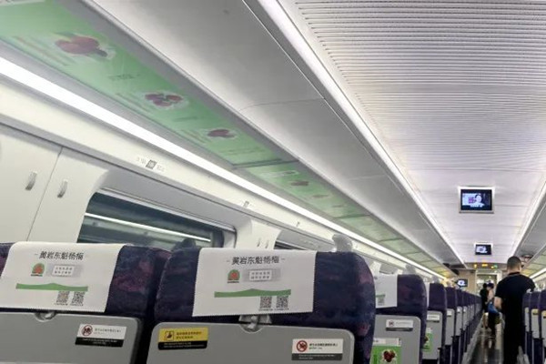 東魁楊梅高鐵廣告 東魁楊梅高鐵廣告