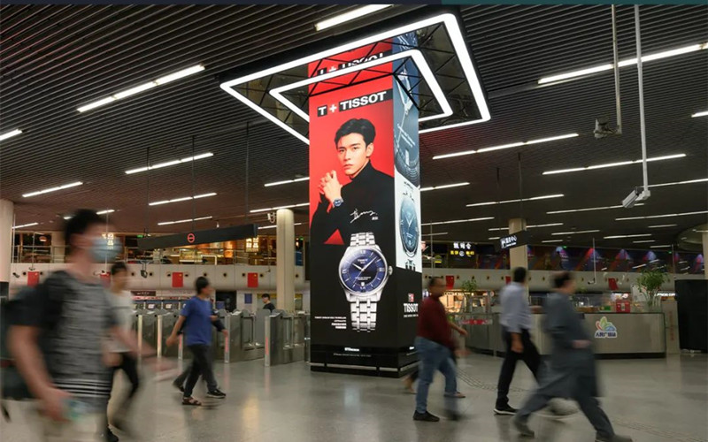天梭手表上海地鐵廣告 天梭手表上海地鐵廣告
