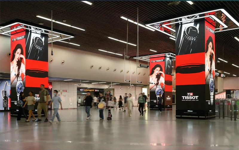 天梭手表上海地鐵廣告 天梭手表上海地鐵廣告