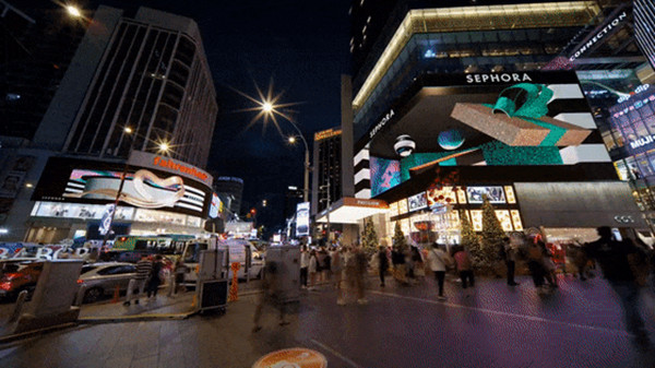 絲芙蘭戶外LED廣告 絲芙蘭戶外LED廣告