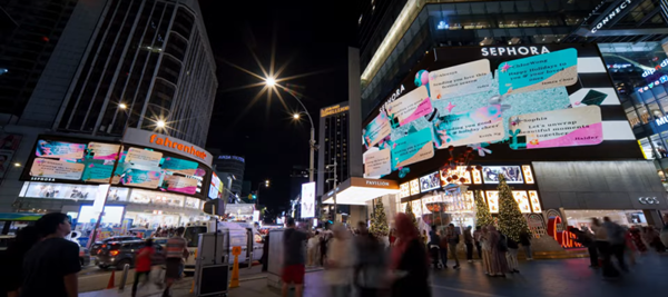 絲芙蘭戶外LED廣告 絲芙蘭戶外LED廣告