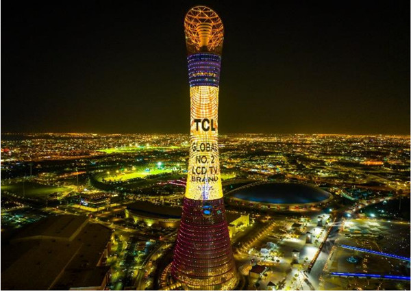 TCL世界杯國際地標廣告 TCL世界杯國際地標廣告